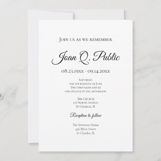 Blauwe hortensia in pot Viering van het Leven Memo Kaart (Achterkant)