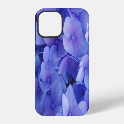 Blauwe Hortensia iPhone Hoesje (Achterkant)