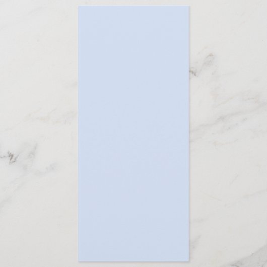 Blauwe Hortensia Klassiek Menu (Achterkant)