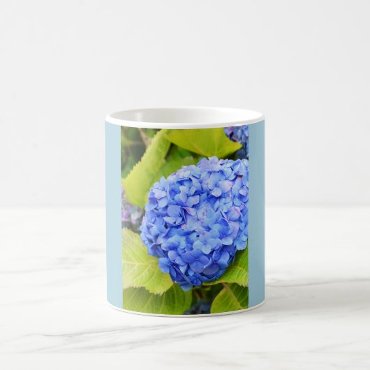 Blauwe hortensia koffiemok (Center)