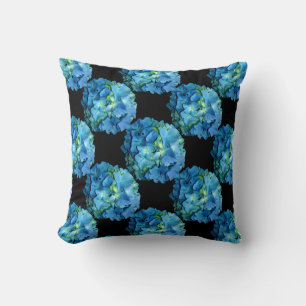 Blauwe Hortensia Kussen