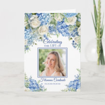 Blauwe Hortensia Levensviering Herdenkingsprogramm