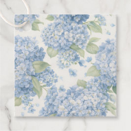 Blauwe Hortensia Luxe Cadeaubijsluiter | Kust Hamp Bedankjes Labels