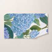 Blauwe hortensia | Mooie bloemen Struik Bad Handdoek (Handdoek)