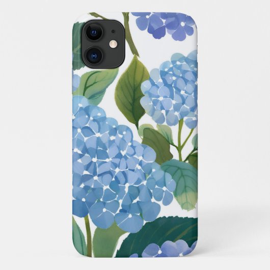 Blauwe hortensia | Mooie bloemen Struik Case-Mate iPhone Case (Achterkant)