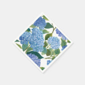 Blauwe hortensia | Mooie bloemen Struik Servet (Hoek)