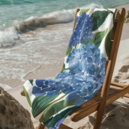 Blauwe hortensia | Mooie bloemen Struik Strandlaken