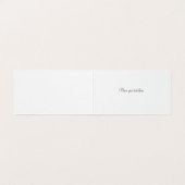 Blauwe hortensia mooie bruiloft kaart (Binnenkant ongevouwen)