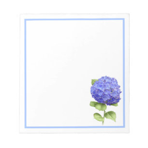 Blauwe Hortensia Notitieblok