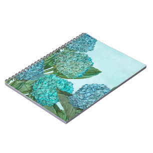 Blauwe Hortensia Notitieboek