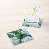Blauwe Hortensia Papieren Onderzetters (Insitu)