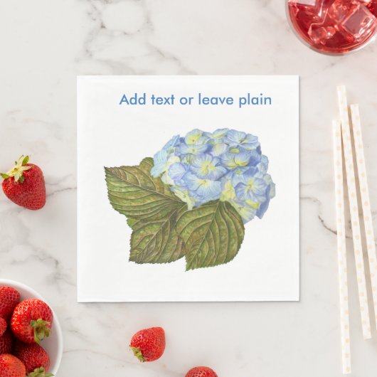 Blauwe hortensia servetten (Insitu)