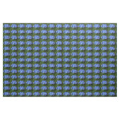 Blauwe Hortensia Stof (Yard (91,4 cm))