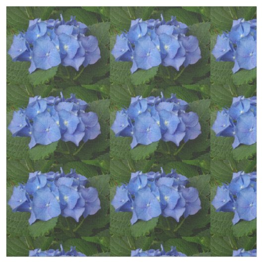 Blauwe Hortensia Stof (Swatch)