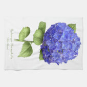 Blauwe Hortensia Theedoek (Horizontaal)