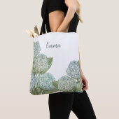 Blauwe Hortensia Tote Bag (Dichtbij)