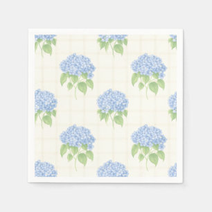 Blauwe Hortensia Tuinfeest Cocktailservetten Servet