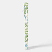 Blauwe Hortensia Watercolor Monogram Case-Mate iPhone Case (Achterkant / Links)