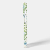 Blauwe Hortensia Watercolor Monogram Case-Mate iPhone Case (Achterkant / Links)