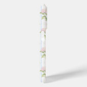 Blauwe Hortensia Waterverf Gestreept Gepersonalise Case-Mate iPhone Case (Achterkant / Rechts)