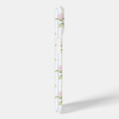 Blauwe Hortensia Waterverf Gestreept Gepersonalise Case-Mate iPhone Case (Achterkant / Rechts)