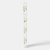 Blauwe Hortensia Waterverf Gestreepte Gepersonalis Case-Mate iPhone Case (Achterkant / Links)