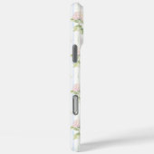 Blauwe Hortensia Waterverf Gestreepte Gepersonalis Case-Mate iPhone Case (Achterkant / Rechts)