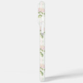Blauwe Hortensia Waterverf Gestreepte Gepersonalis Case-Mate iPhone Case (Achterkant / Links)