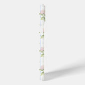 Blauwe Hortensia Waterverf Gestreepte Gepersonalis Case-Mate iPhone Case (Achterkant / Rechts)