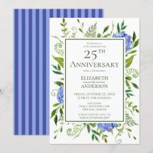 Blauwe Hortensia's 25-jarig jubileum