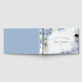 Blauwe Hortensia's Aquarel Brieven aan de Bruid Gastenboek (Volledig)