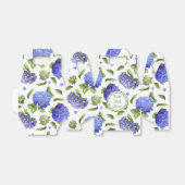 Blauwe Hortensia's Bedankdoosjes (Uitgevouwen)