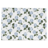 Blauwe hortensia's bloeien groot cadeauzakje (Achterkant)