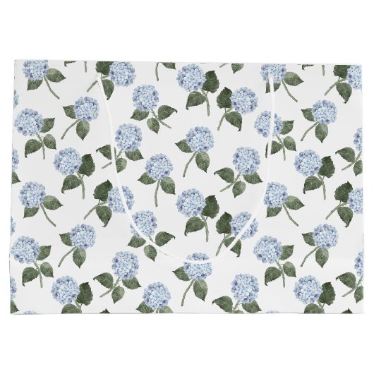 Blauwe hortensia's bloeien groot cadeauzakje (Achterkant)