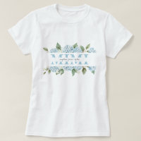 Blauwe Hortensia's Bloemennamen van Kleinkinderen