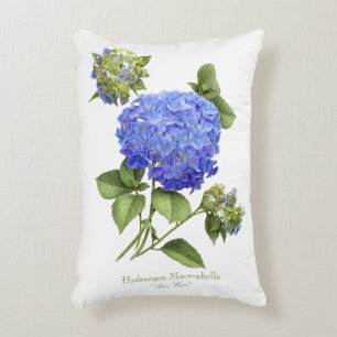 Blauwe Hortensia's Decoratief Kussen