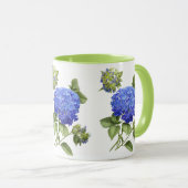 Blauwe Hortensia's Mok (Voorkant rechts)