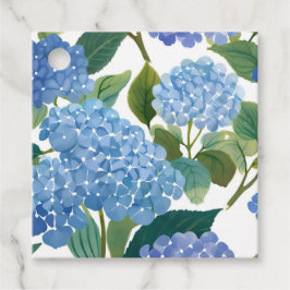 Blauwe Hortensia's | Mooie Bloeiende Struik Bedankjes Labels