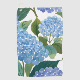 Blauwe Hortensia's | Mooie Bloeiende Struik Golfhanddoek