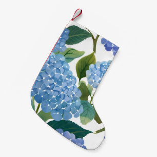 Blauwe Hortensia's   Mooie Bloeiende Struik Kleine Kerstsok