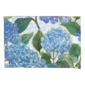 Blauwe Hortensia's | Mooie Bloeiende Struik Kussensloop (Voorkant)