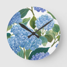 Blauwe Hortensia's | Mooie Bloeiende Struik Ronde Klok