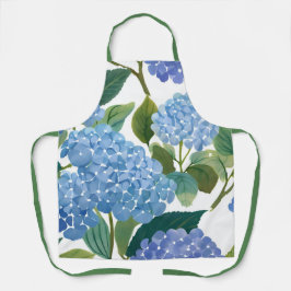 Blauwe Hortensia's | Mooie Bloeiende Struik Schort