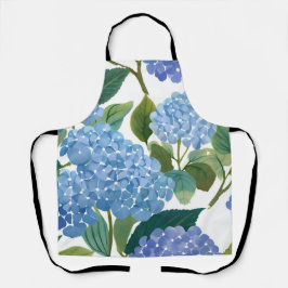 Blauwe Hortensia's | Mooie Bloeiende Struik Schort