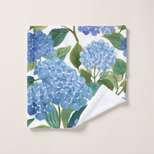 Blauwe Hortensia's Mooie Bloeiende Struik Washandje
