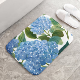 Blauwe Hortensia's | Mooie Bloementuin Badmat