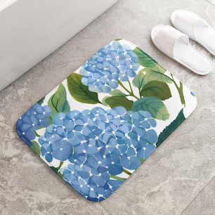 Blauwe Hortensia's   Mooie Bloementuin Badmat