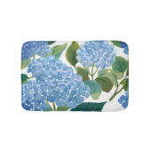 Blauwe Hortensia's | Mooie Bloementuin Badmat (Voorkant)