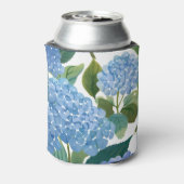 Blauwe Hortensia's | Mooie Bloementuin Blikjeskoeler (Blikje Achterkant)