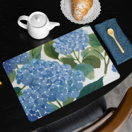 Blauwe Hortensia's | Mooie Bloementuin Placemat